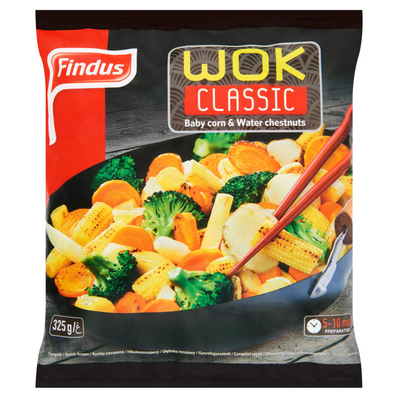 Findus Wok fagyasztott zöldségkeverék 325 g Classic