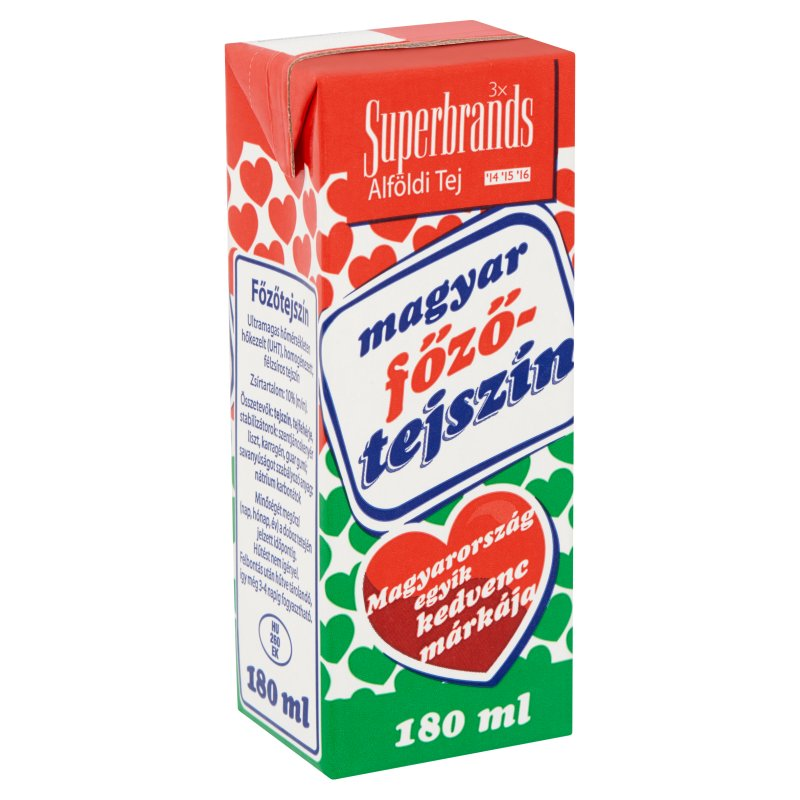 Magyar UHT főzőtejszín 180 ml 10% zsírtartalommal