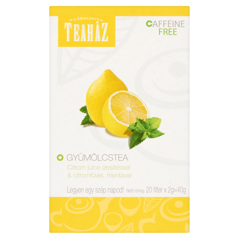 Gárdonyi Teaház 20x2 g filteres citrom juice