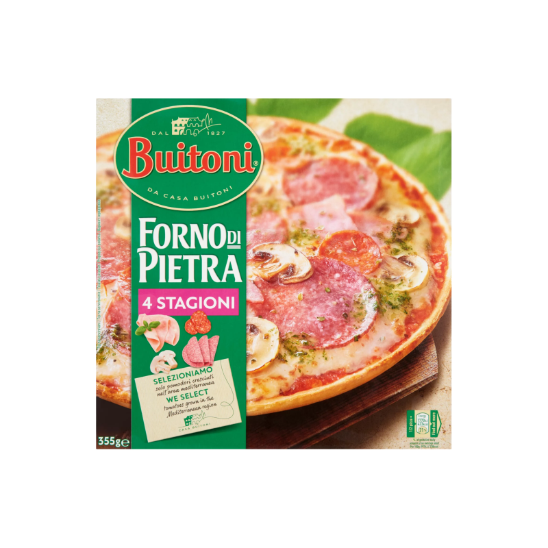 Buitoni Forno di Pietra fagyasztott négy évszak pizza 355 g