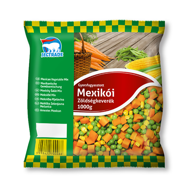 Jégtrade fagyasztott mexikói zöldségkeverék 1 kg