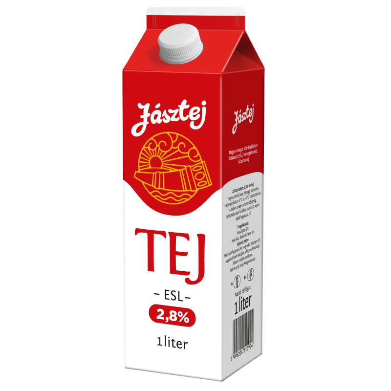 Jásztej ESL friss tej 1 l 2,8%