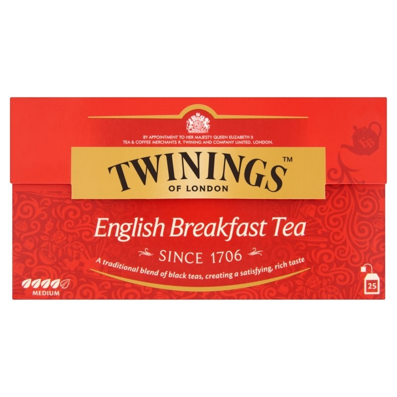 Twinings English Breakfast fekete tea 25 filteres