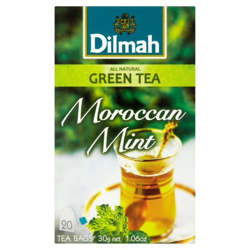 Dilmah zöld tea 30 g marokkói menta ízesítésű 20 filteres