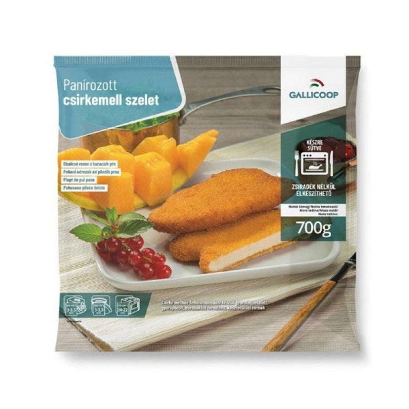 Gallicoop panírozott csirkemell szelet 700 g