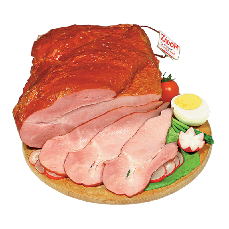 Zádor-Hús füstölt, főtt sertés comb bőr nélküli (kb:1,2-1,8 kg)