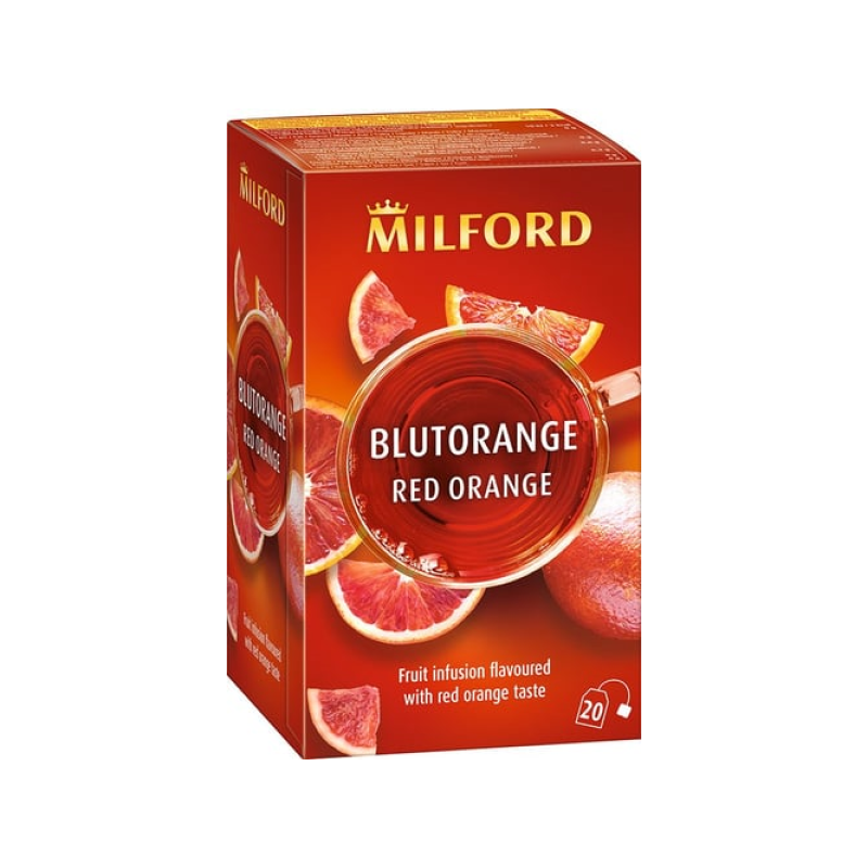 Milford gyümölcsálom gyümölcstea 20 filteres vérnarancs ízű