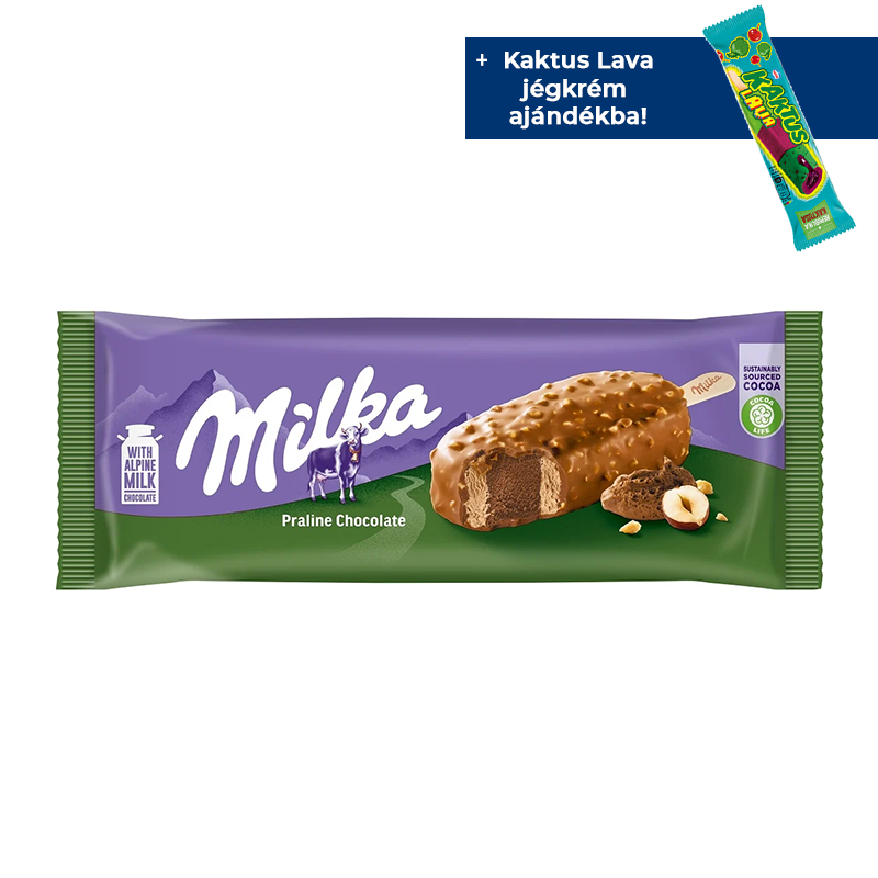 Milka pálcikás jégkrém 90 ml csokoládé-mogyoró