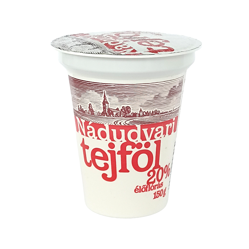 Nádudvari élőflórás tejföl 150 g 20%