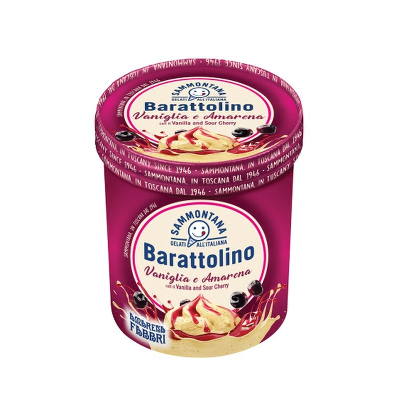 Sammontana Barattolino Vaniglia e Amarena jégkrém 800 ml