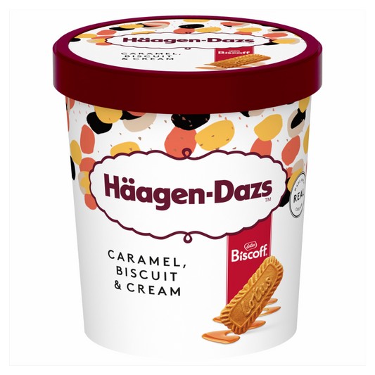 Häagen-Dazs jégkrém 460 ml tejkarameles, karamellás kekszdarabkás