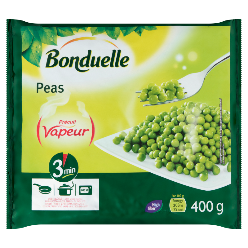 Bonduelle Vapeur fagyasztott zöldborsó 400 g zsenge