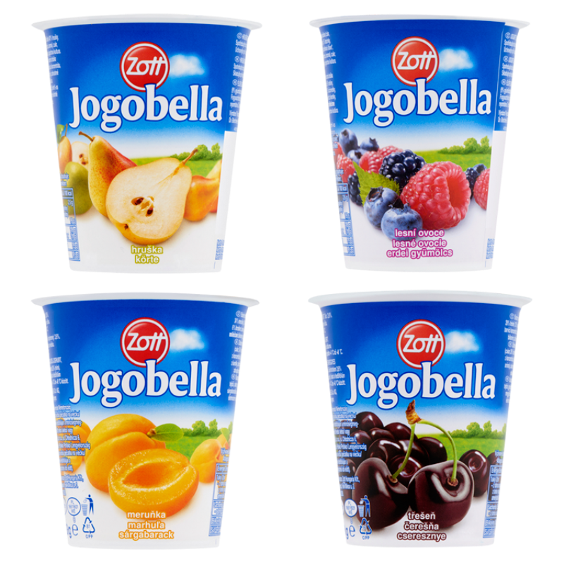 Zott Jogobella élőflórás gyümölcsjoghurt 150 g speciál