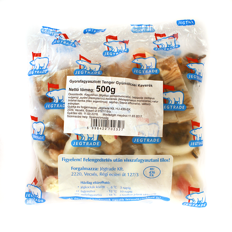 Jégtrade fagyasztott tenger gyümölcsei keverék 500 g