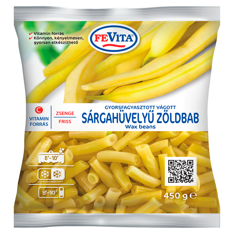 FeVita fagyasztott sárgahüvelyű vágott zöldbab 450 g