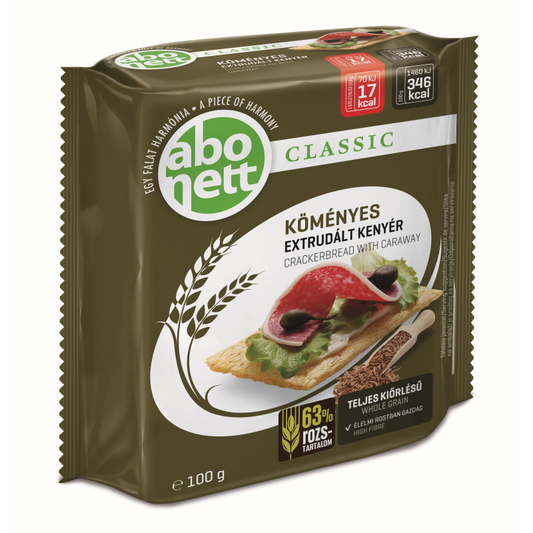 Abonett extrudált kenyér 100 g köményes