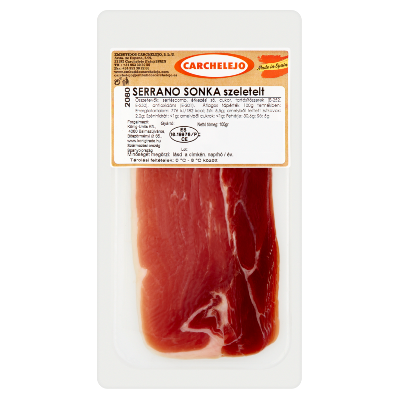 Carchelejo Serrano szeletelt sonka 100 g