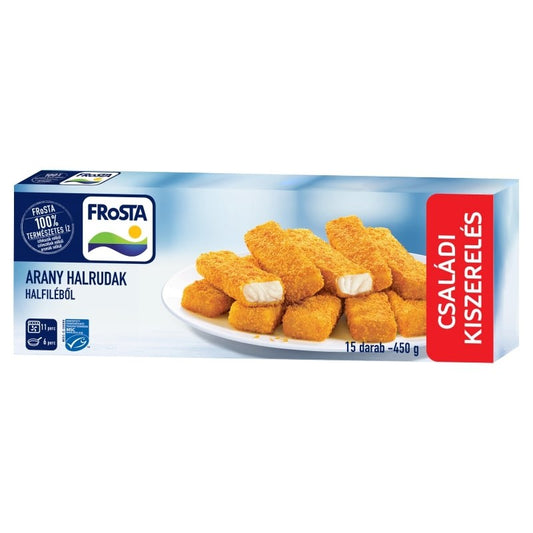 FRoSTA fagyasztott arany halrudak 450 g panírozott