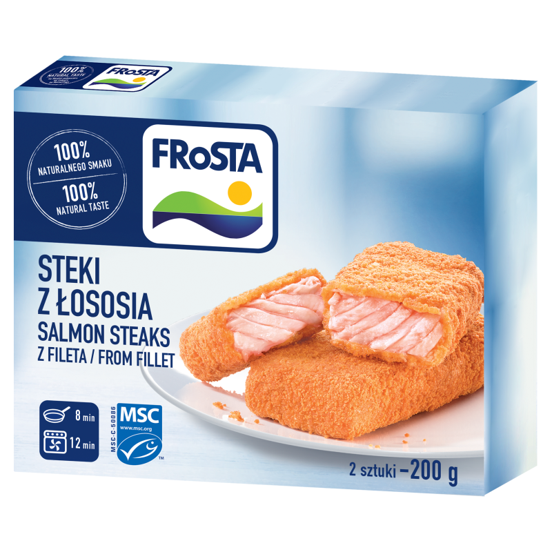 FRoSTA fagyasztott lazac steak 200 g