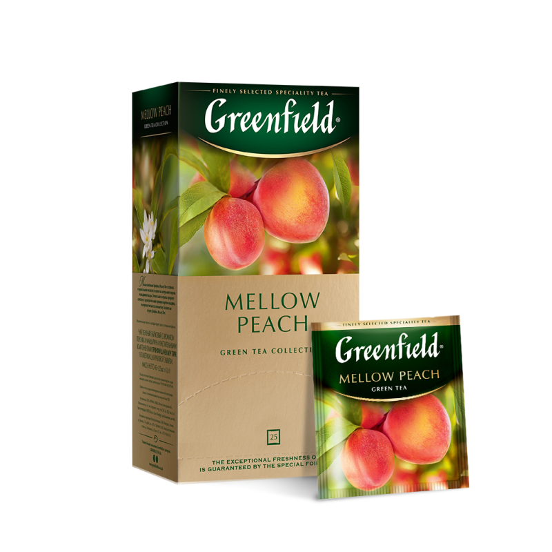 Greenfield zöld tea 25x1,8 g mellow peach