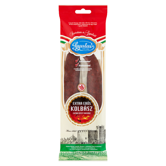 Gyulai extra erős kolbász 250 g védőgázas csomagolásban