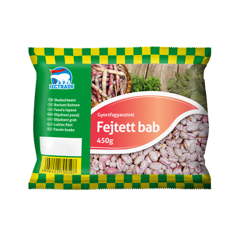 Jégtrade fagyasztott fejtett bab 450 g