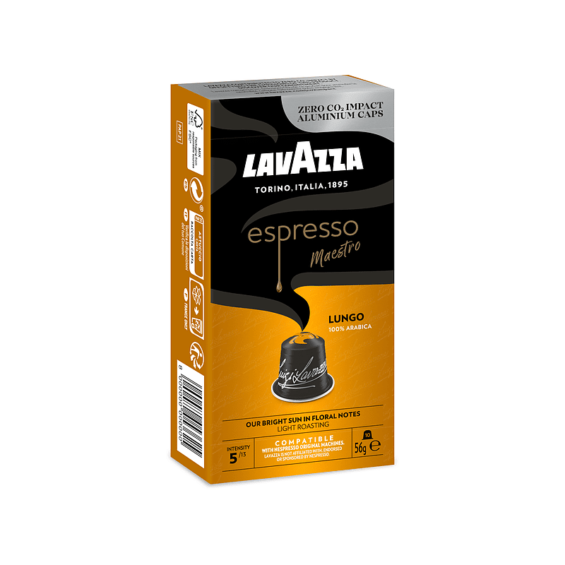 Lavazza espresso alumínium kávékapszula 10 db lungo Nespresso ®kávégép kompatibilis termék