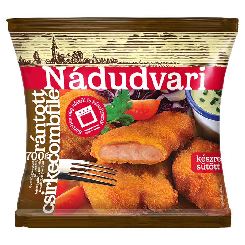 Nádudvari rántott csirkecombfilé 700 g fagyasztott