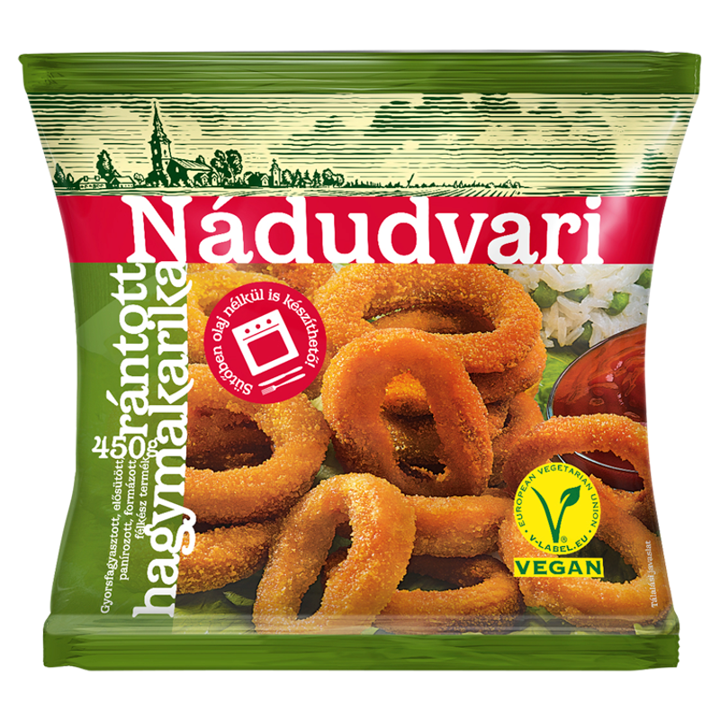 Nádudvari rántott hagymakarika 450 g fagyasztott