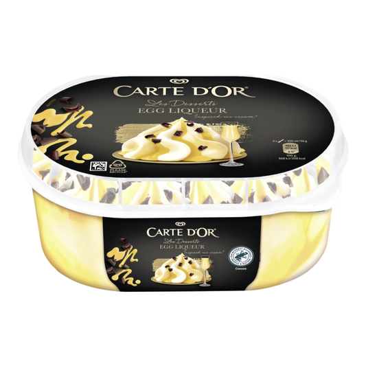 Carte d'Or jégkrém 825ml tojáslikőr ízű