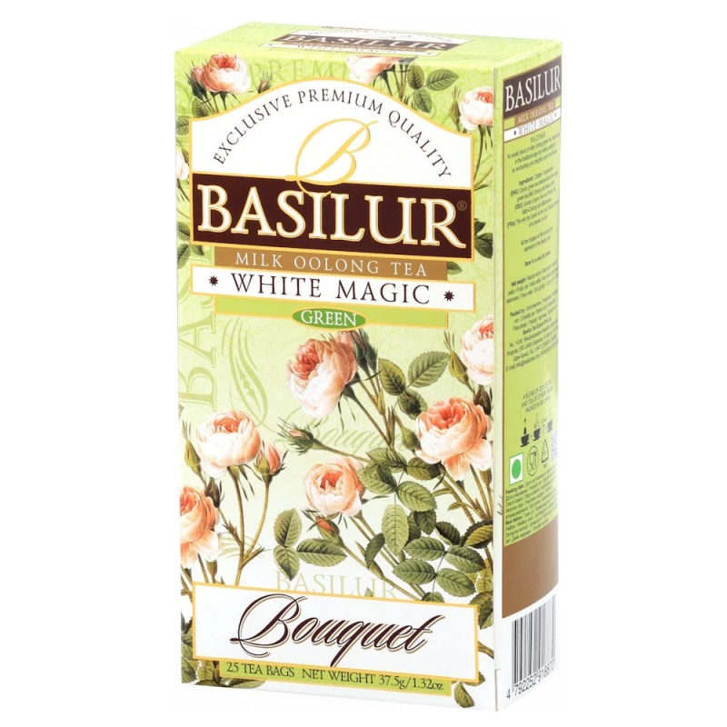 Basilur Bouquet White Magic tejes Oolong tea 25 filter 37,5 g