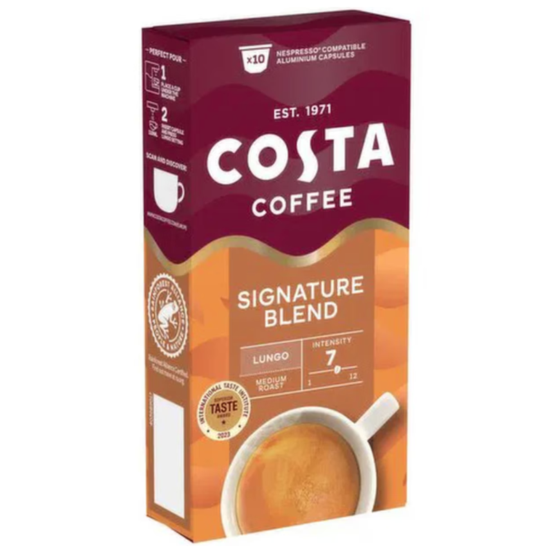 Costa Coffee Signature Blend Lungo kávékapszula 10 db Nespresso® kávégép kompatibilis termék