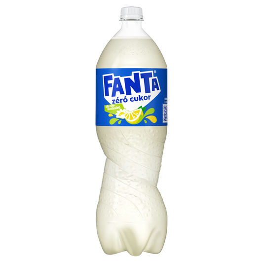 Fanta Zero bodza- és citromízű szénsavas üdítőital 1,75 l édesítőszerekkel