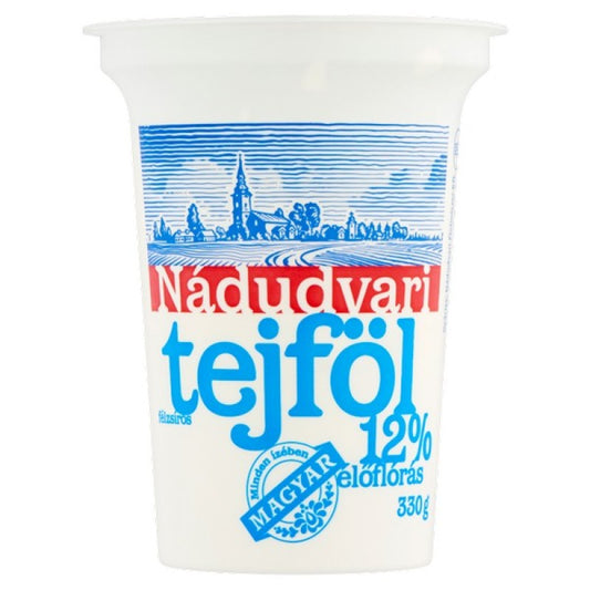 Nádudvari élőflórás tejföl 330 g 12%
