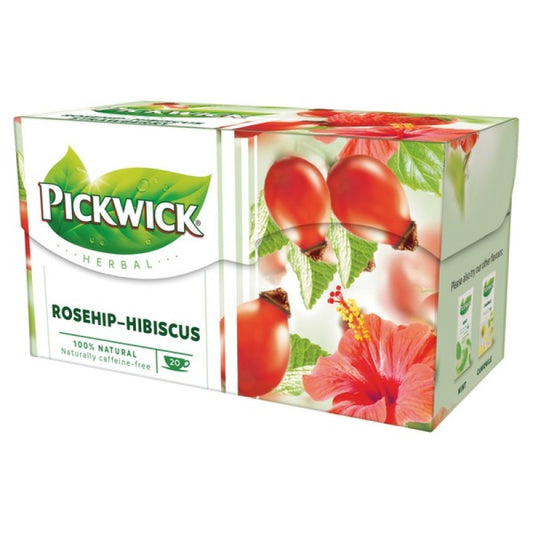 Pickwick Csipkebogyó tea hibiszkusszal 20 filteres