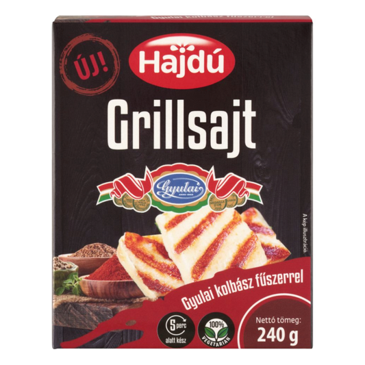 Hajdú grillsajt 240 g gyulai kolbász fűszerrel