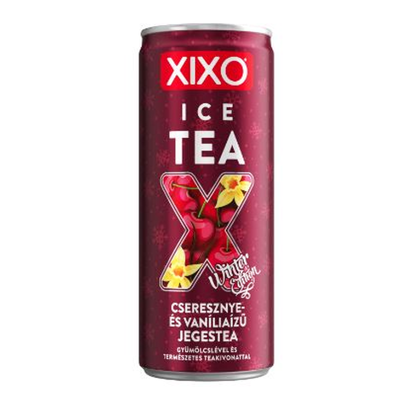 XIXO Ice Tea cseresznye-vaníliaízű fekete tea 250 ml