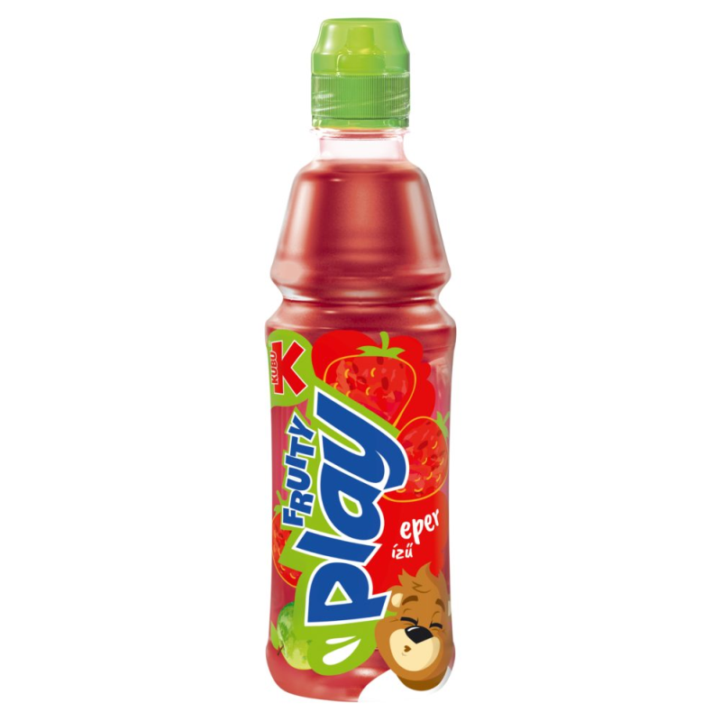 Kubu Fruity Play ital 0,4 l eper ízű