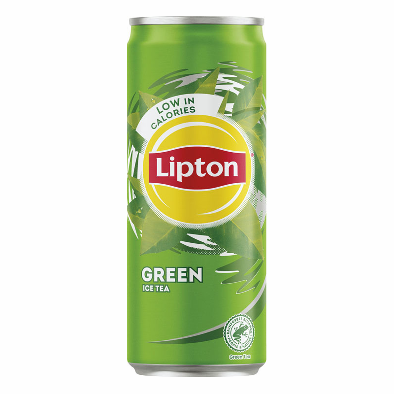 Lipton ice tea zöldtea 0,33 l cukorral és édesítőszerrel