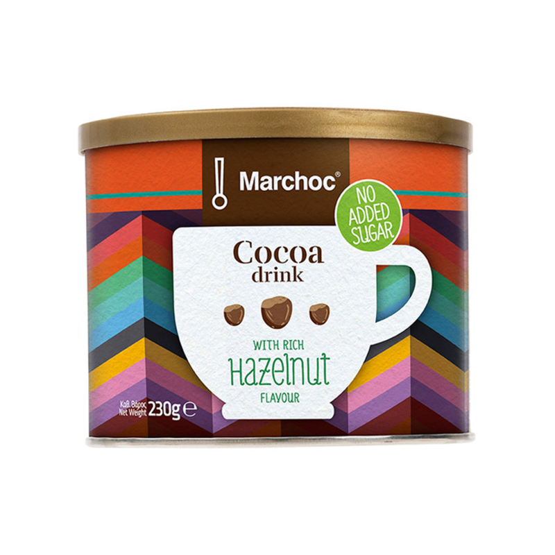 Marchoc forró csokoládé italpor 230 g mogyorós