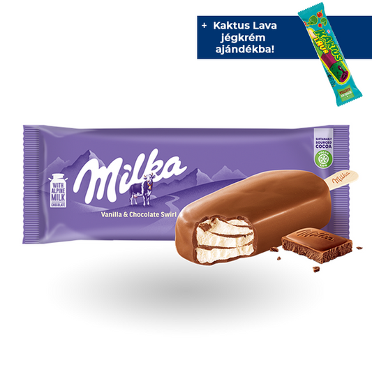 Milka pálcikás jégkrém 90 ml vanília