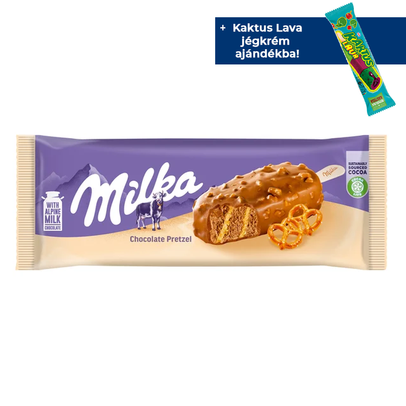 Milka pálcikás jégkrém 90 ml csokoládés-pereces