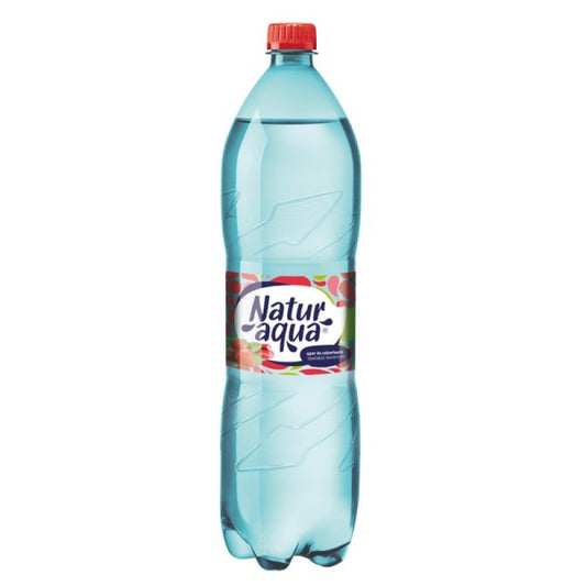 NaturAqua Emotion szénsavas üdítőital 1,5 l eper-rebarbara