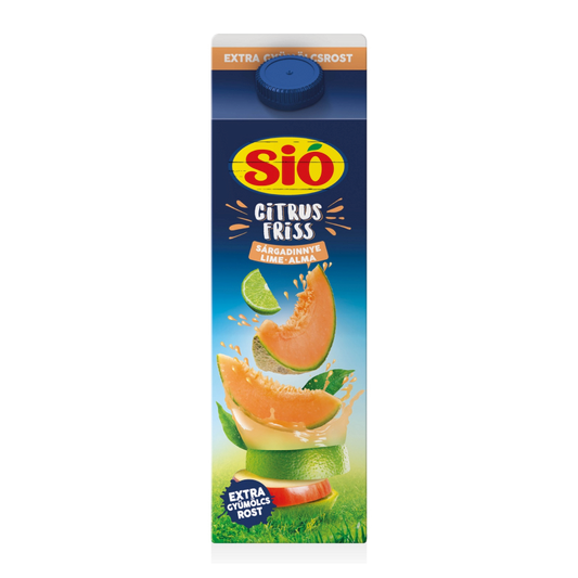 Sió CitrusFriss 1 l sárgadinnye-lime-alma ital 11% gyümölcshússal