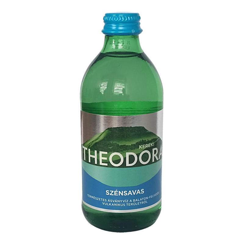Theodora Kereki szénsavas természetes ásványvíz 0,33 l üveges
