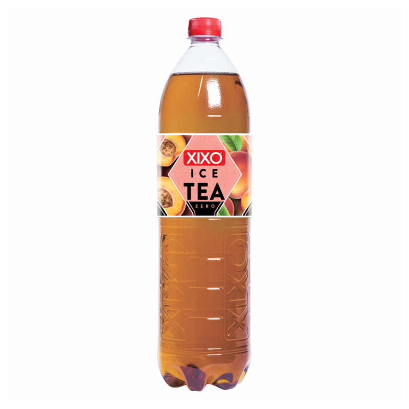 XIXO Ice Tea Zero cukormentes őszibarackízű fekete tea 1,5 l édesítőszerrel